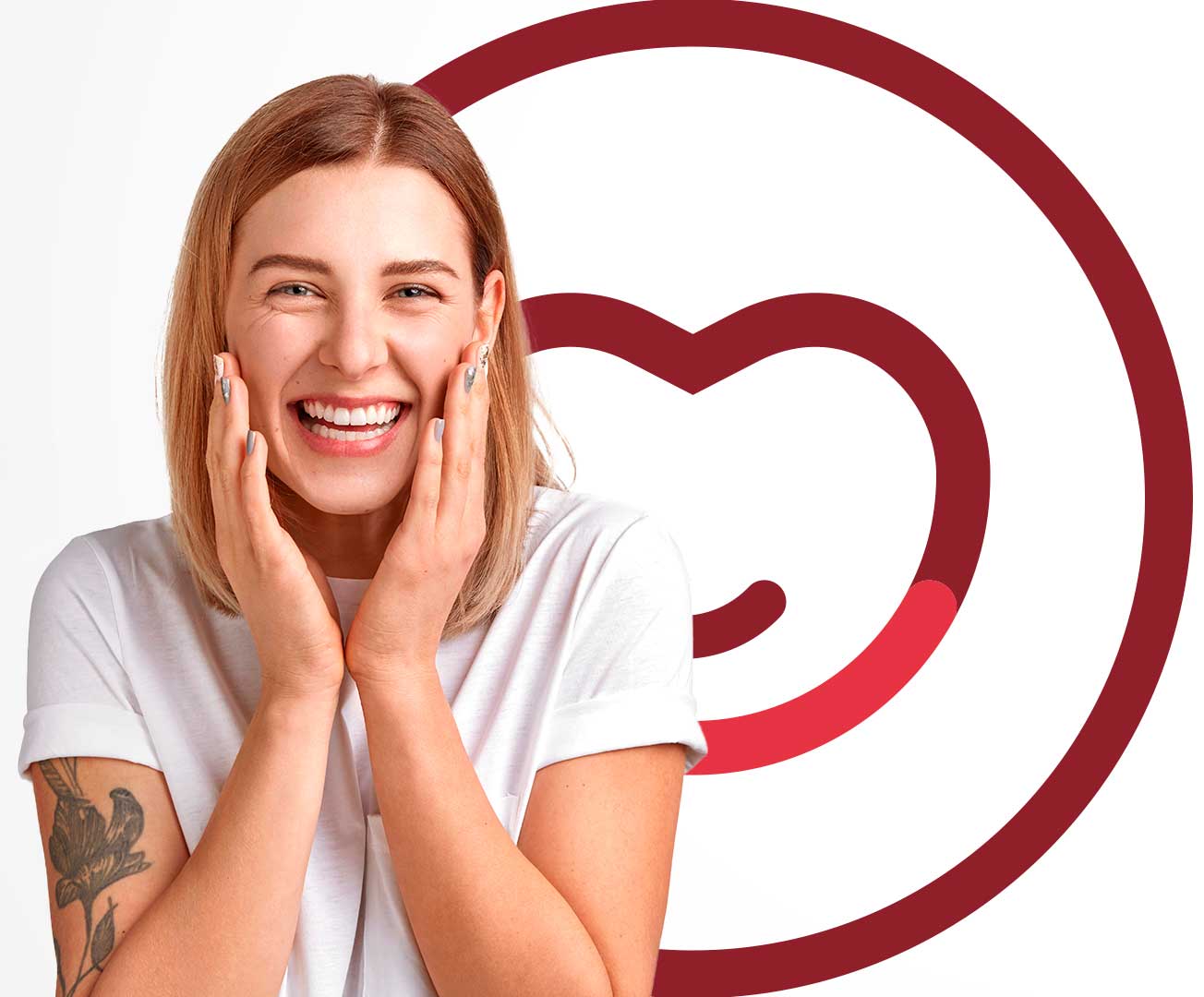 mulher sorrindo